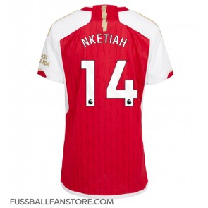 Arsenal Eddie Nketiah #14 Replik Heimtrikot Damen 2023-24 Kurzarm